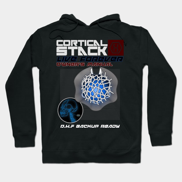 Cortical Stack Owners Manual Altered Carbon Hoodie by Bevatron